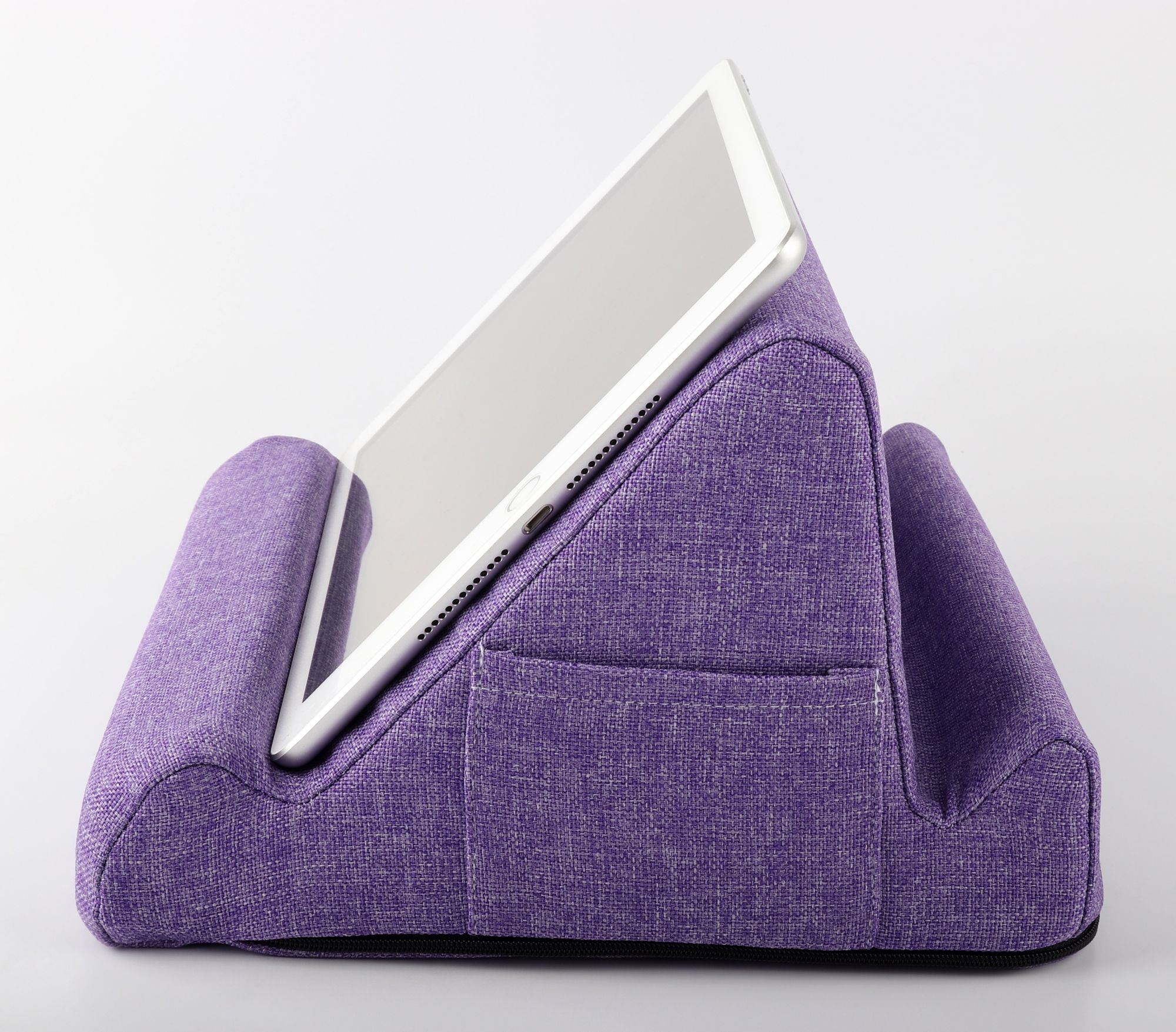 duo-multi-position-memory-foam-tablet-stand-w-storage-pockets-qvc