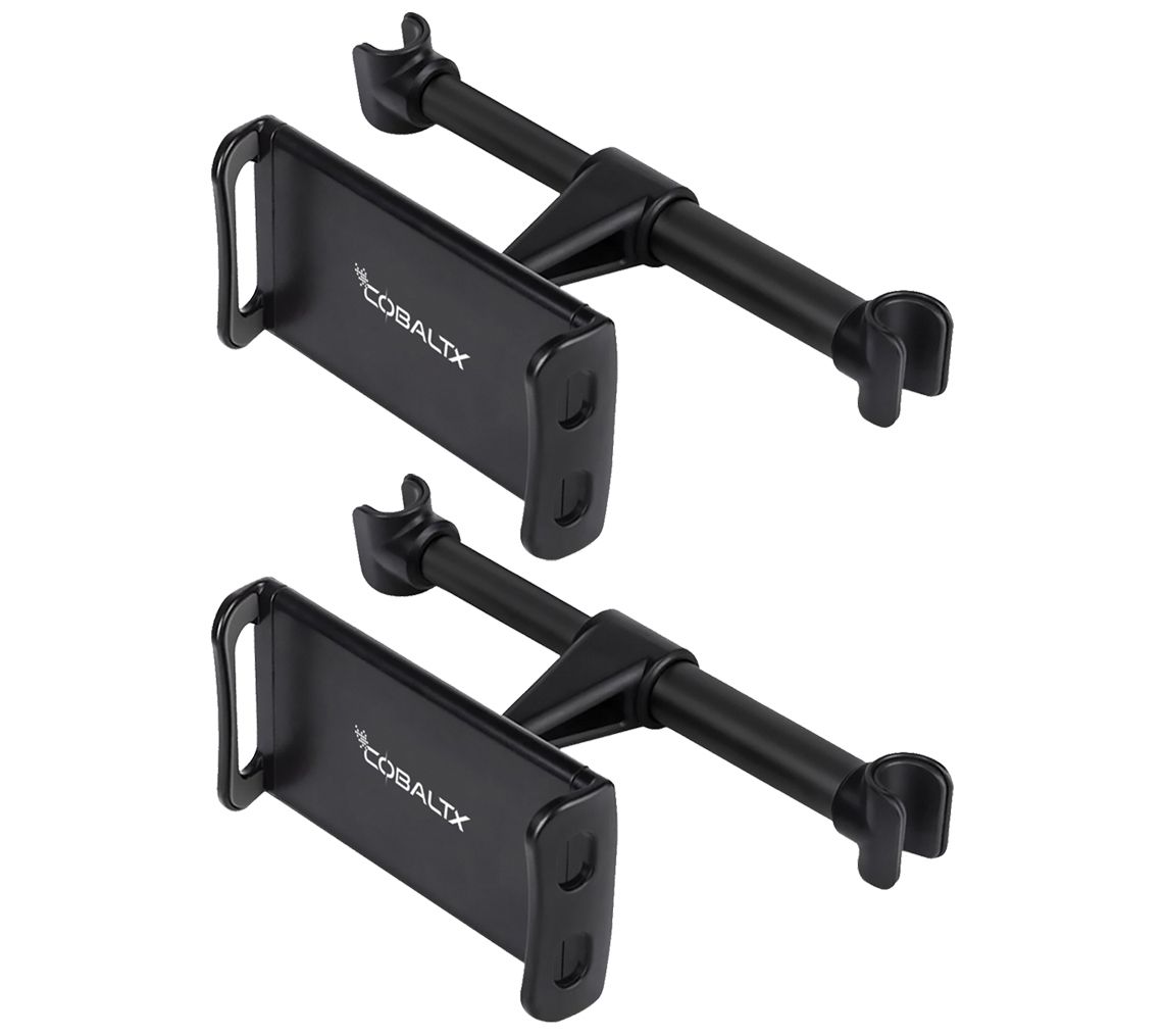 CobaltX Universal Headrest Mount for Tablets & martphones 2pk