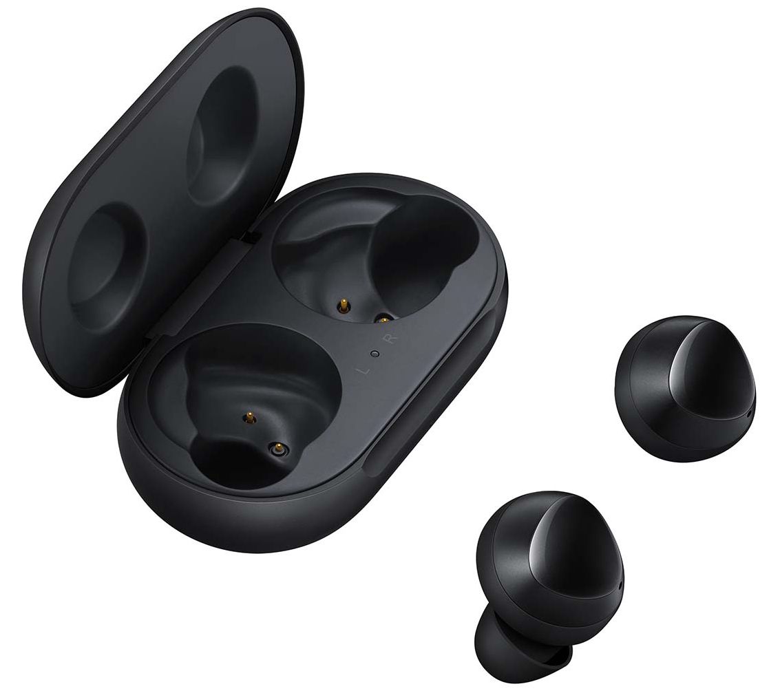 Samsung Galaxy Buds, Bluetooth True Wireless Earbuds (Wireless Charging Case Included), Aura Glow Silver