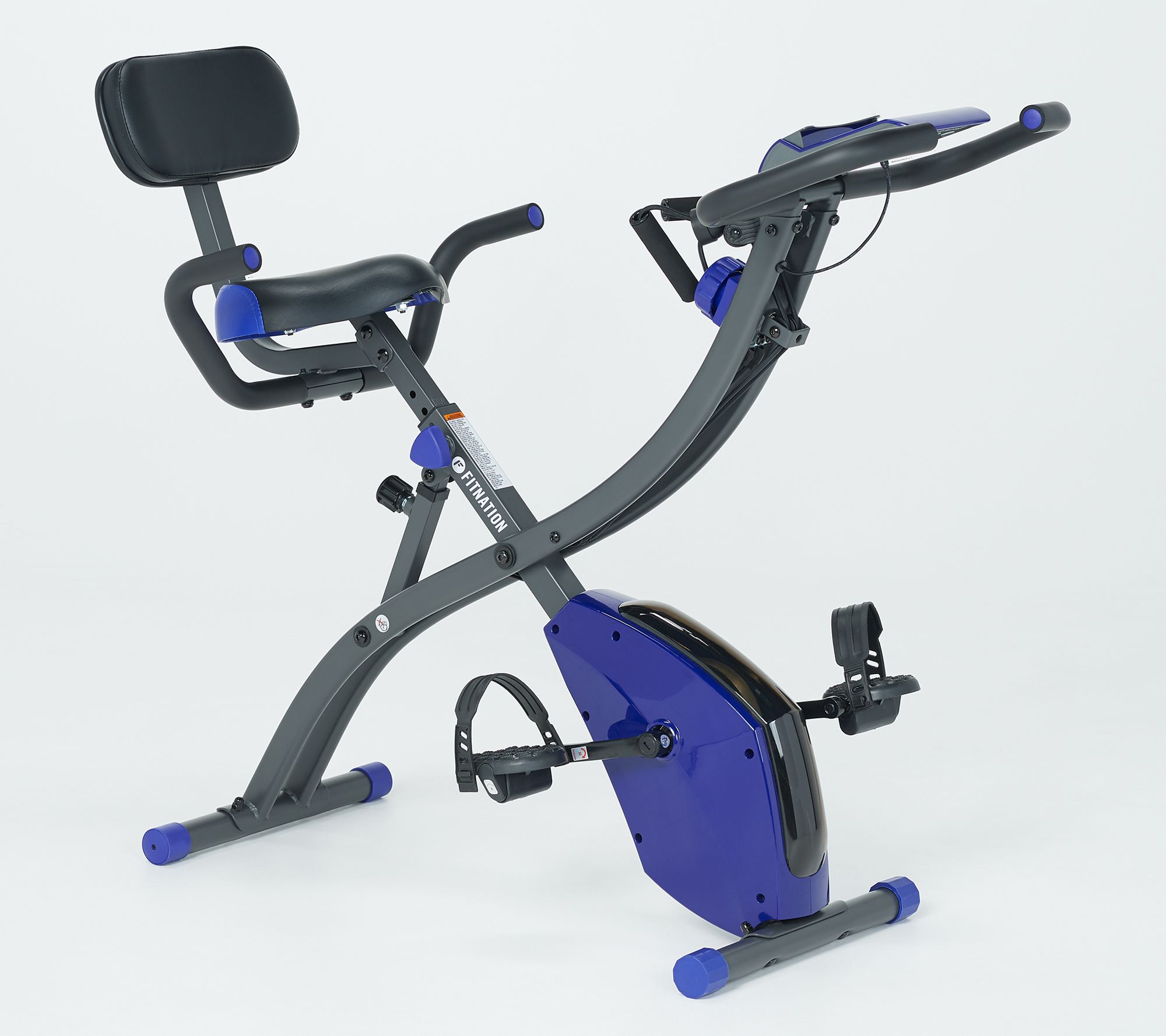 fitnation recumbent flex bike