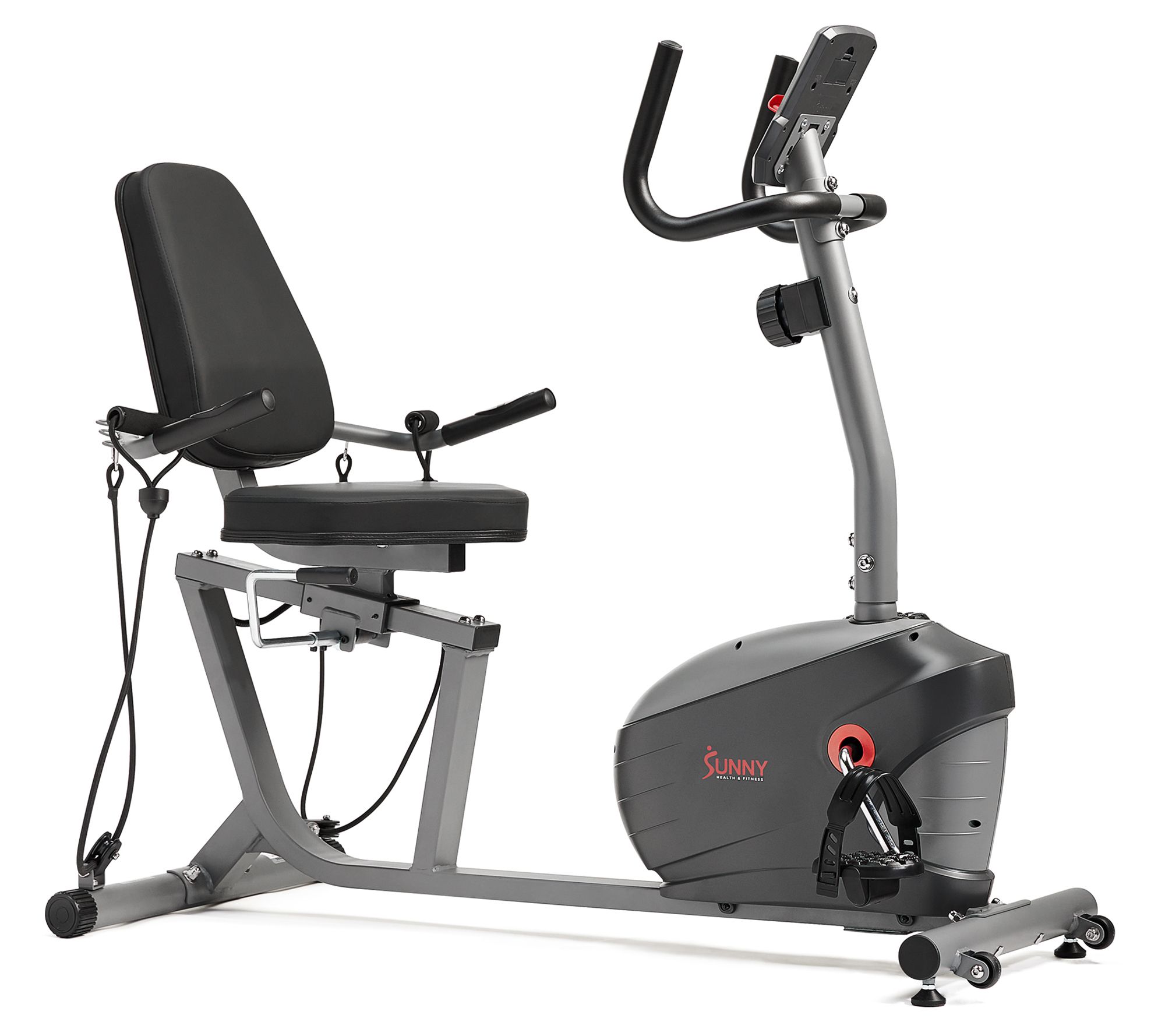 Sunny Health & Fitness Interactive Series Recum  bent Bike