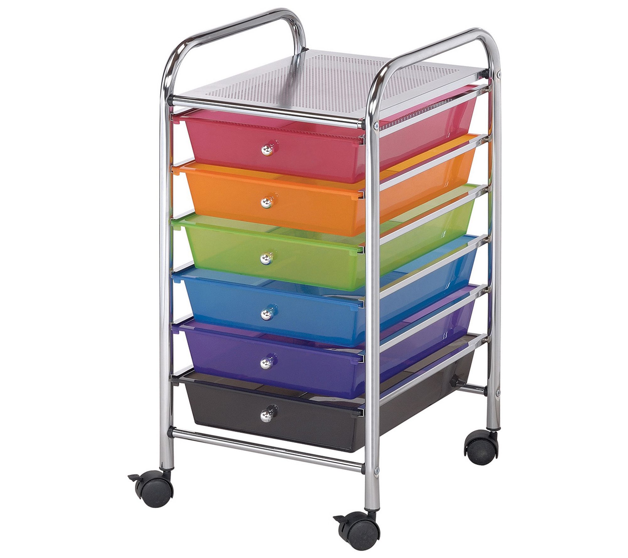 Alvin 6 Drawers Rolling Storage Cart