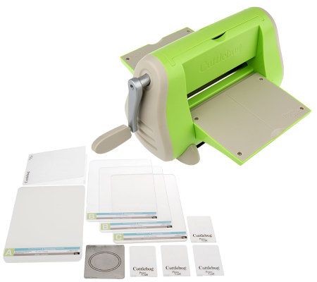 Cuttlebug Die-cutting and Embossing Machine with Dies & Folder — QVC.com