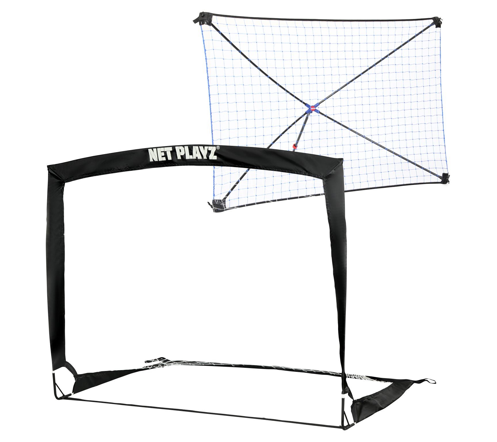 Net Playz Soccer Rebound Net & Soccer Goal Trai ner Set