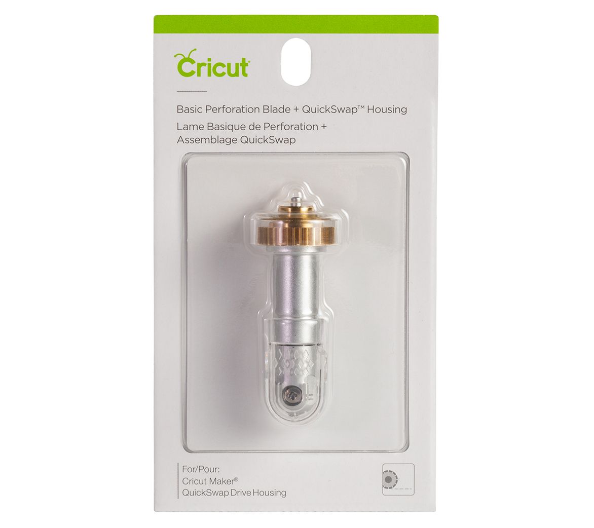Cricut Basic Perforation Blade and QuickSwap Ho using