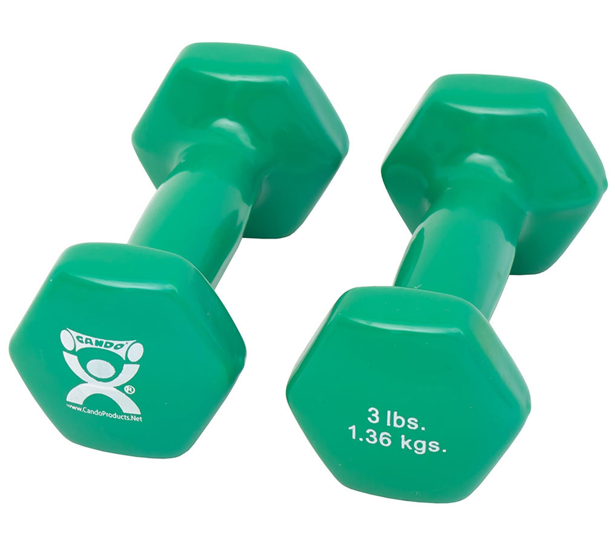 UPC 714905057594 product image for CanDo vinyl coated dumbbell 3 lb Pair | upcitemdb.com