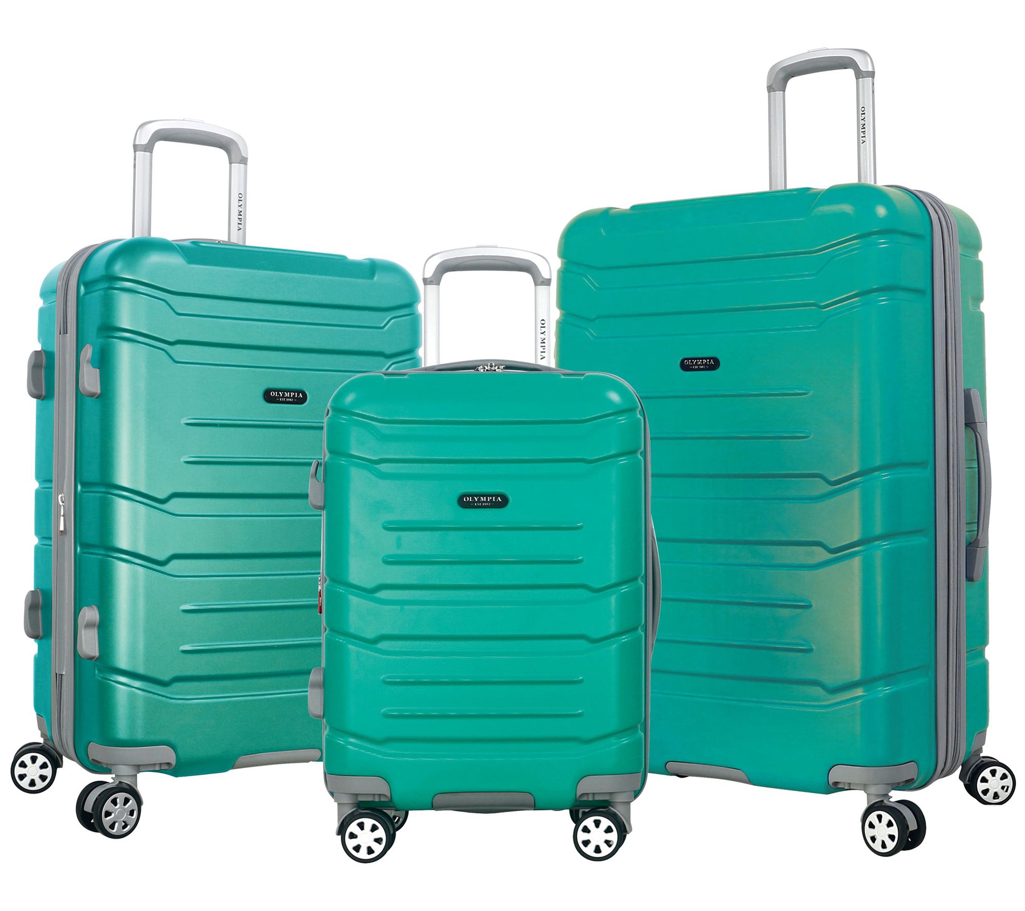 olympia 3 piece luggage set