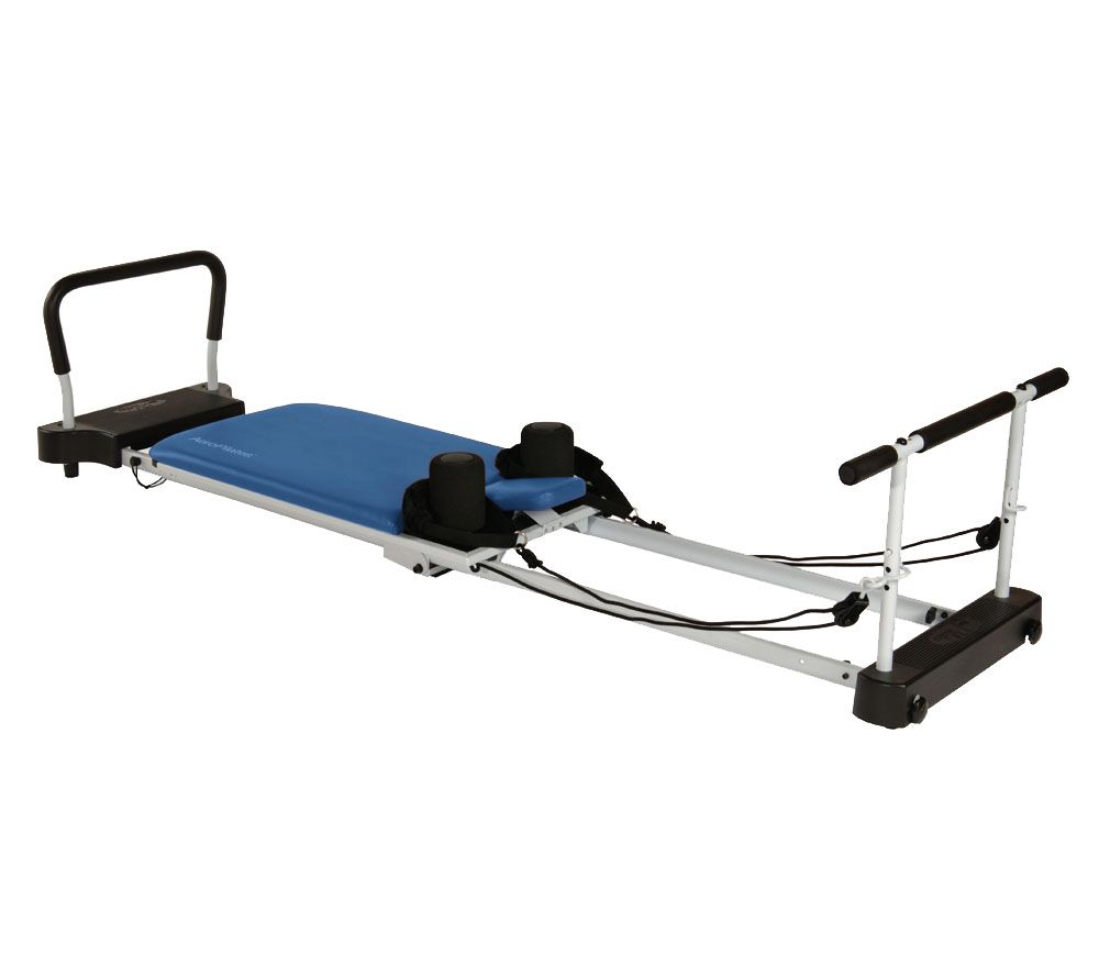 AeroPilates Reformer Plus 5 Cord w/ DVD's Pull Up Bar and Rebounder ...