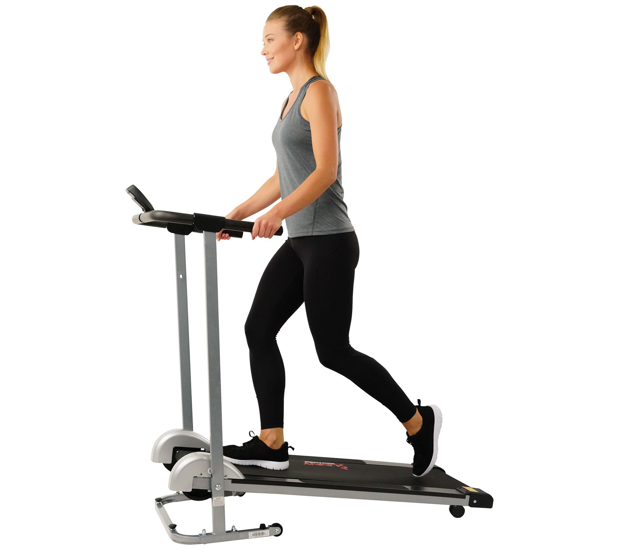 Sunny Health & Fitness SFT1407M Manual Walking Treadmill