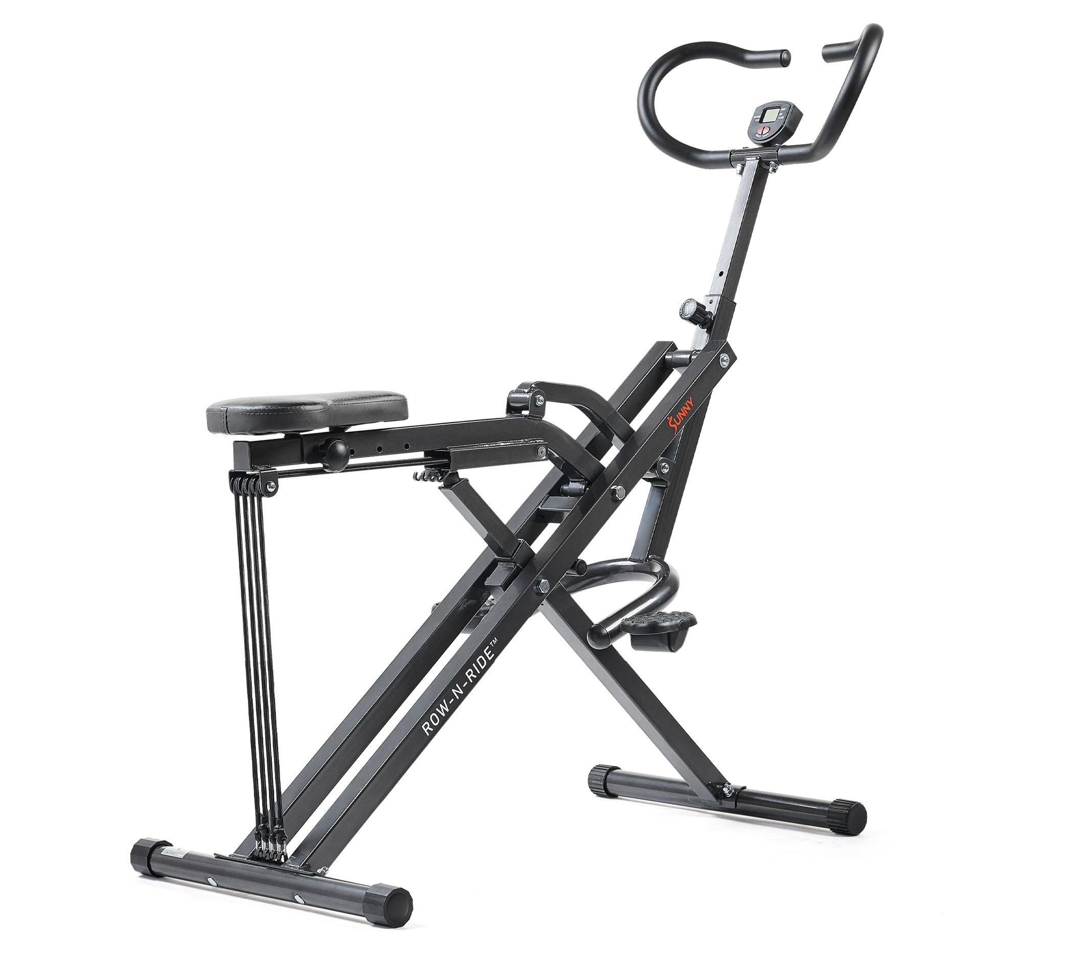 Sunny Health & Fitness Row-N-Ride Plus Assisted Squat Machine