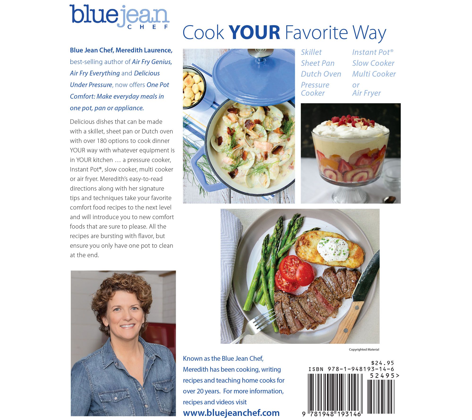 One Pot Comfort Cookbook By Meredith Laurence Page 1 Qvc Com