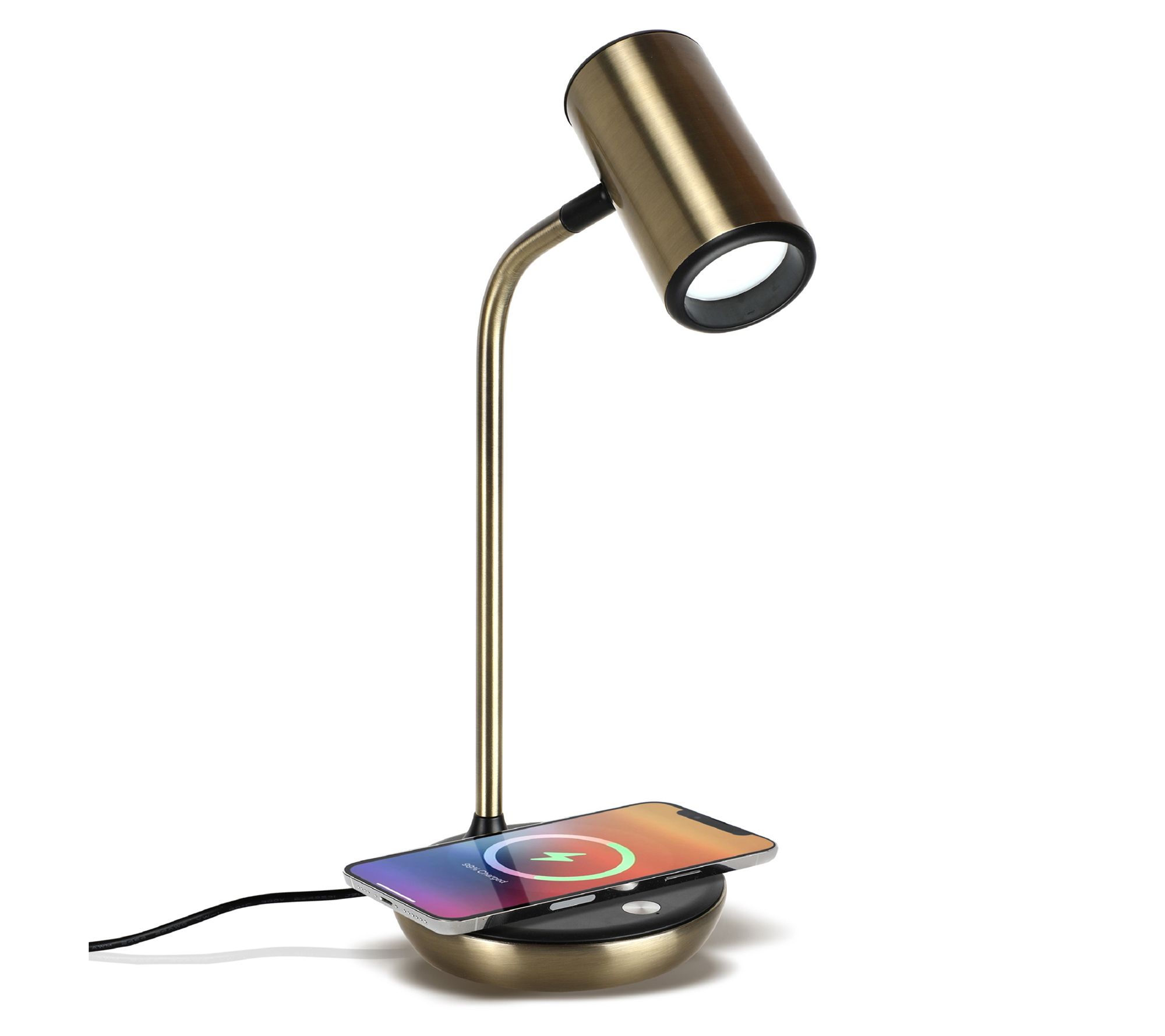 Brightech Ezra USB Charging 16.5 in. LED Table Lamp