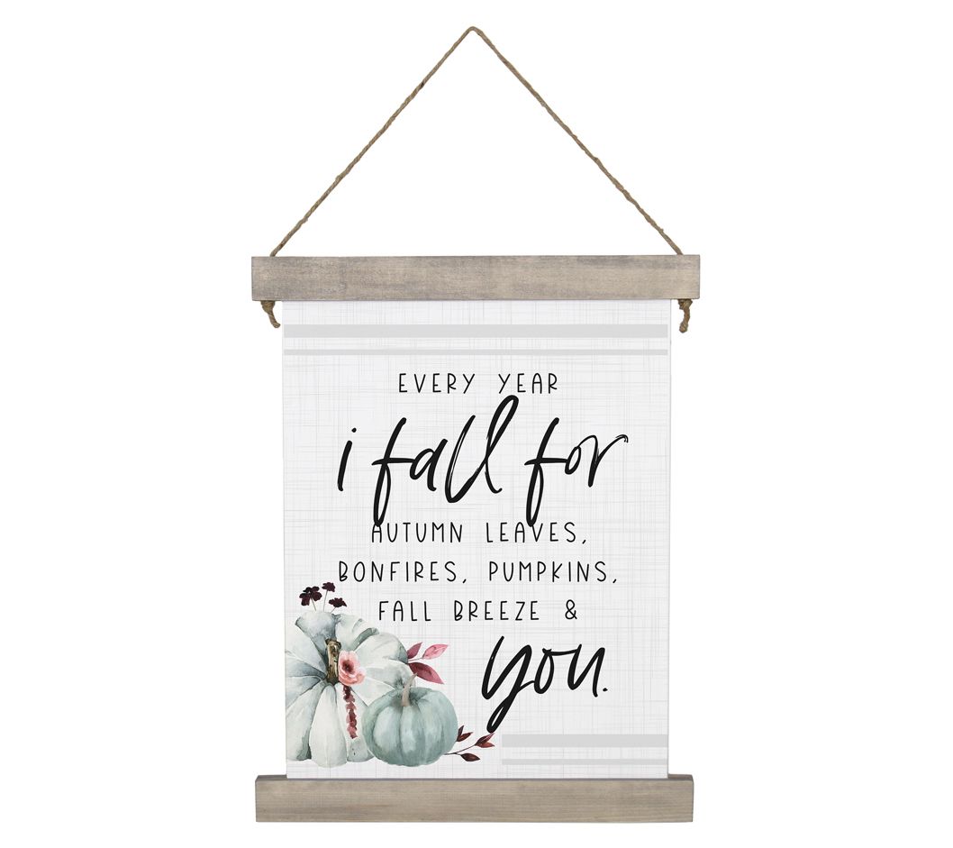 Every Year I Fall. Hanging Canvas By Sincere Su rroundings