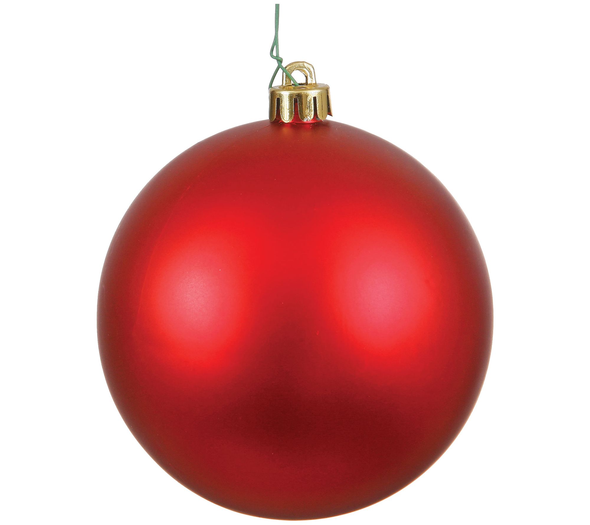 Vickerman 8" Matte Ball Christmas Ornament