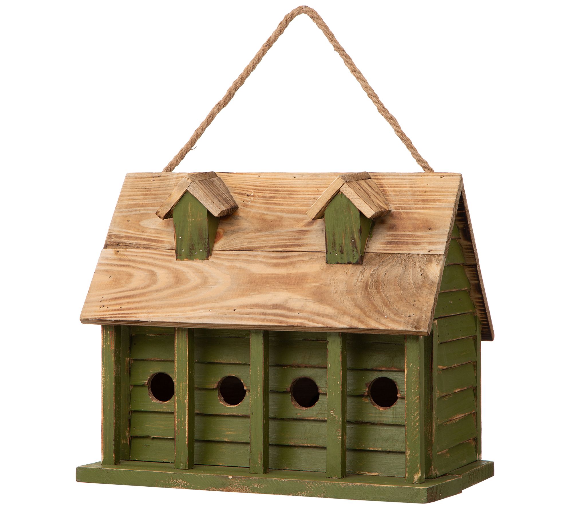 Glitzhome Feathered Friends Stable Garden Birdh ouse