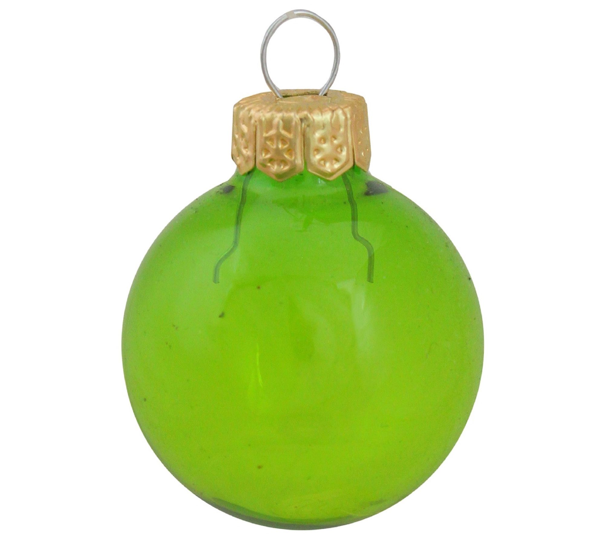 Whitehurst 2-Piece 6" Glass Ornament, Clear Fin sh
