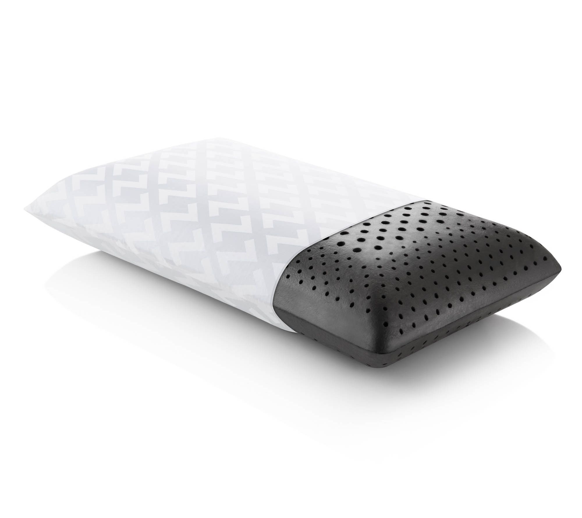 Z Zoned Dough Memory Foam Pillow with Bamboo Charcoal