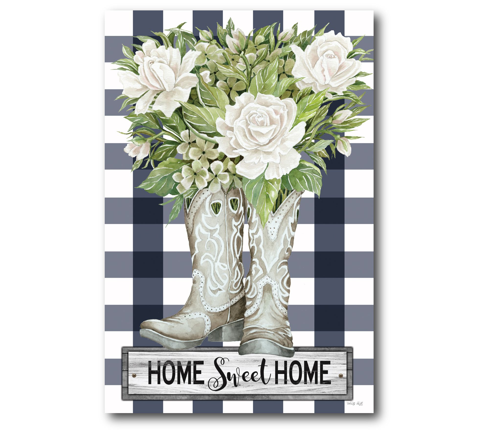 Courtside Market Home Sweet Home 12x18 Canvas W all Art