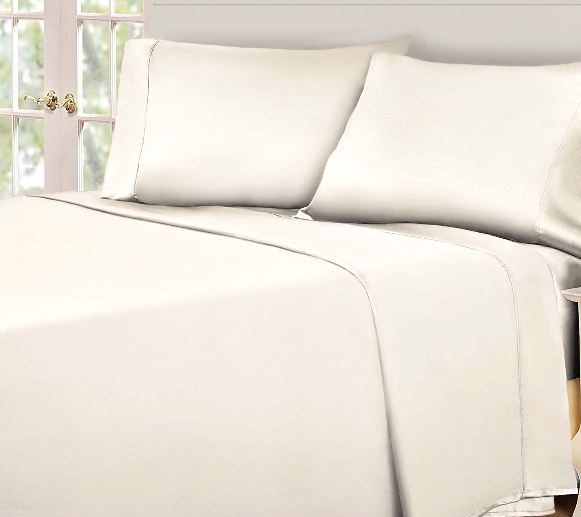Superior 530-TC Solid Egyptian Cotton Sheets, T win XL