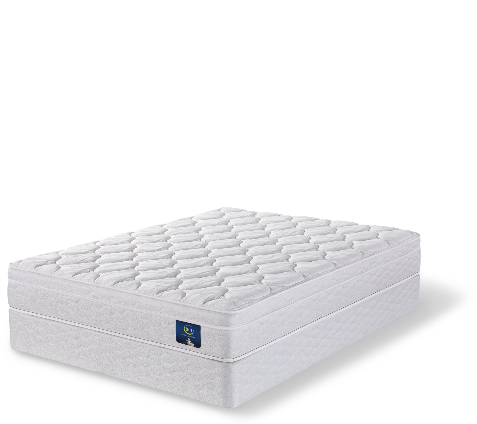 Serta Brookgate Euro Top Twin Mattress Set — QVC.com