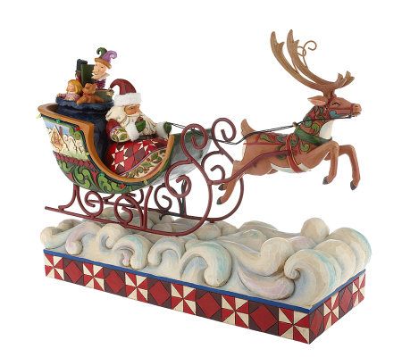 Jim Shore Heartwood Creek Figurine Santa/Sleigh Masterpiece - Page 1 ...