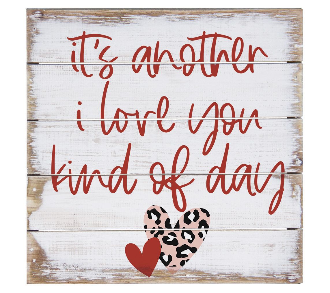 Sincere Surroundings 8" I Love You Day. Pallet etite