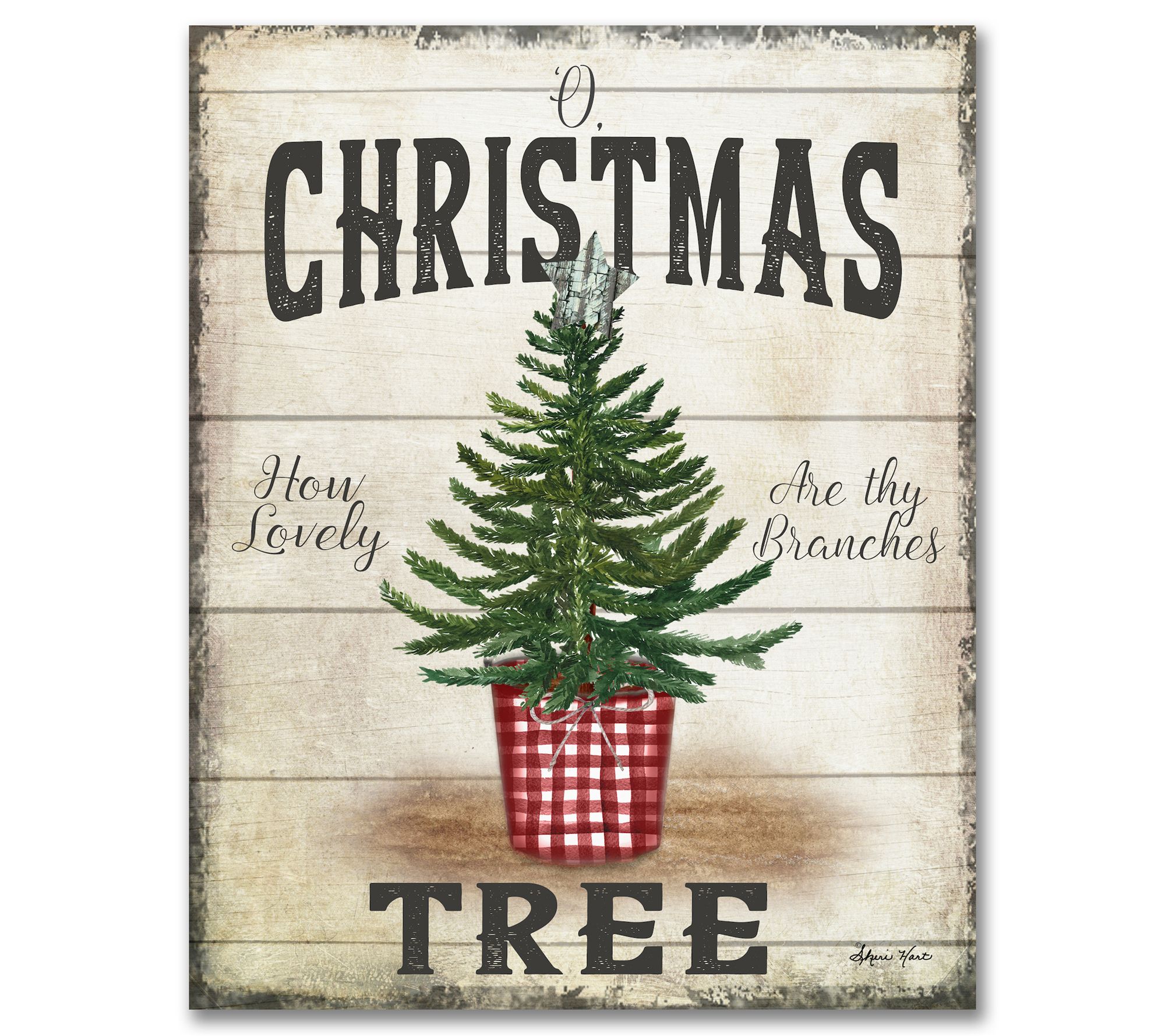 Courtside Market Old Fashioned Christmas  30x40 Canvas