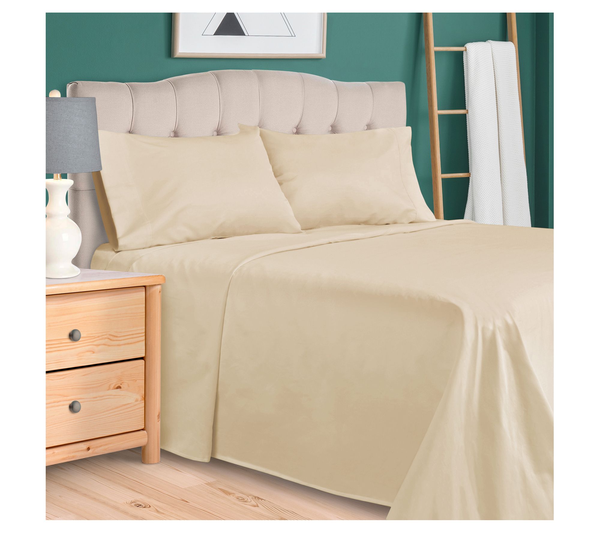 Superior 300 TC Egyptian Cotton Deep Pocket Sheets Set, King