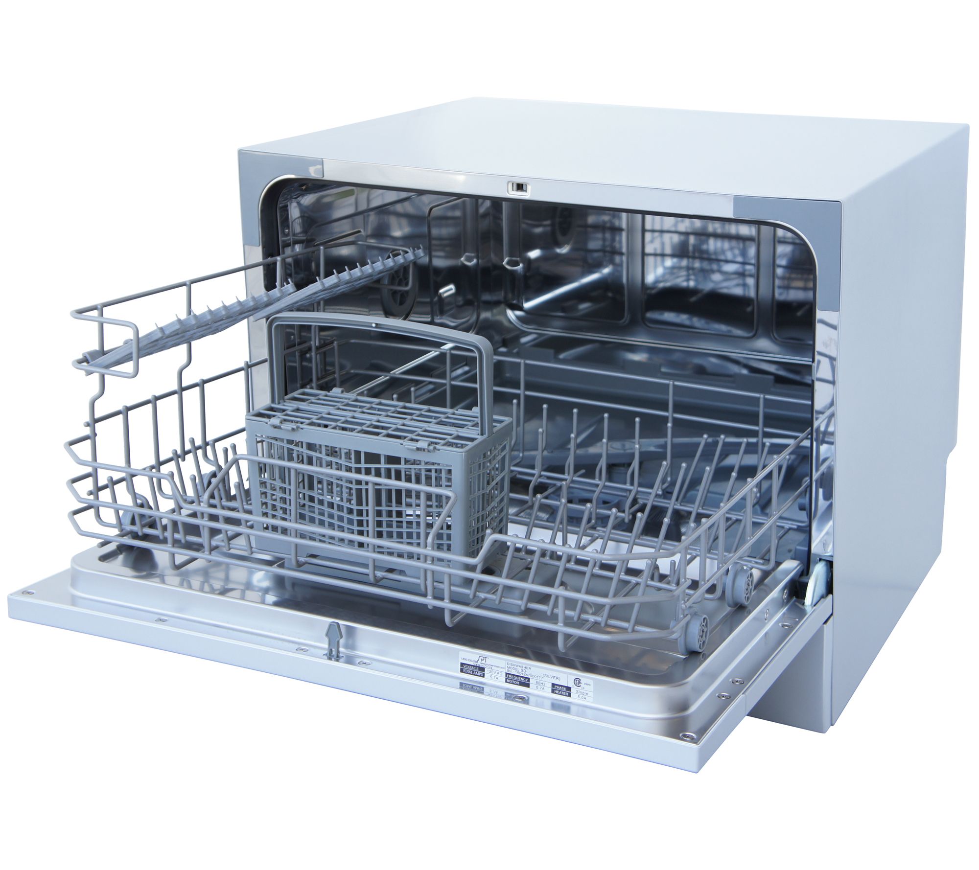 SPT Countertop Dishwasher in White