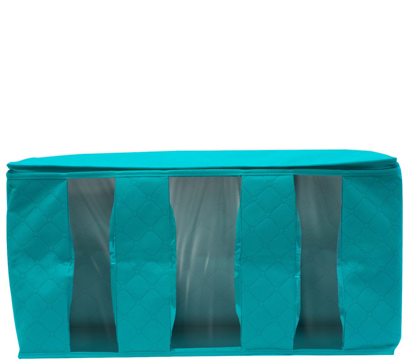 Sorbus Two-Pack Foldable Storage Bags with Thre e Sections