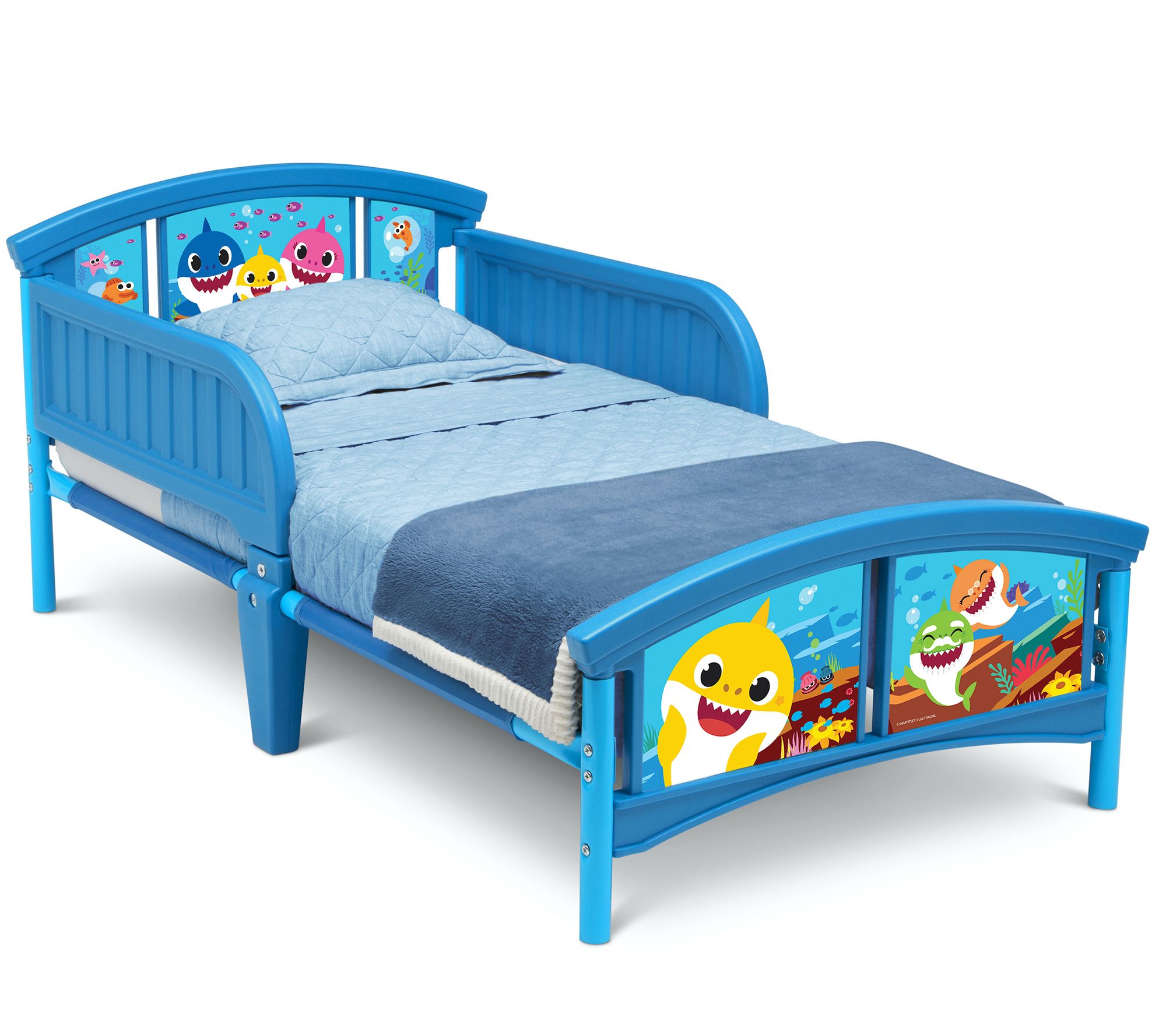 Delta Children Baby Shark Plastic Toddler Bed