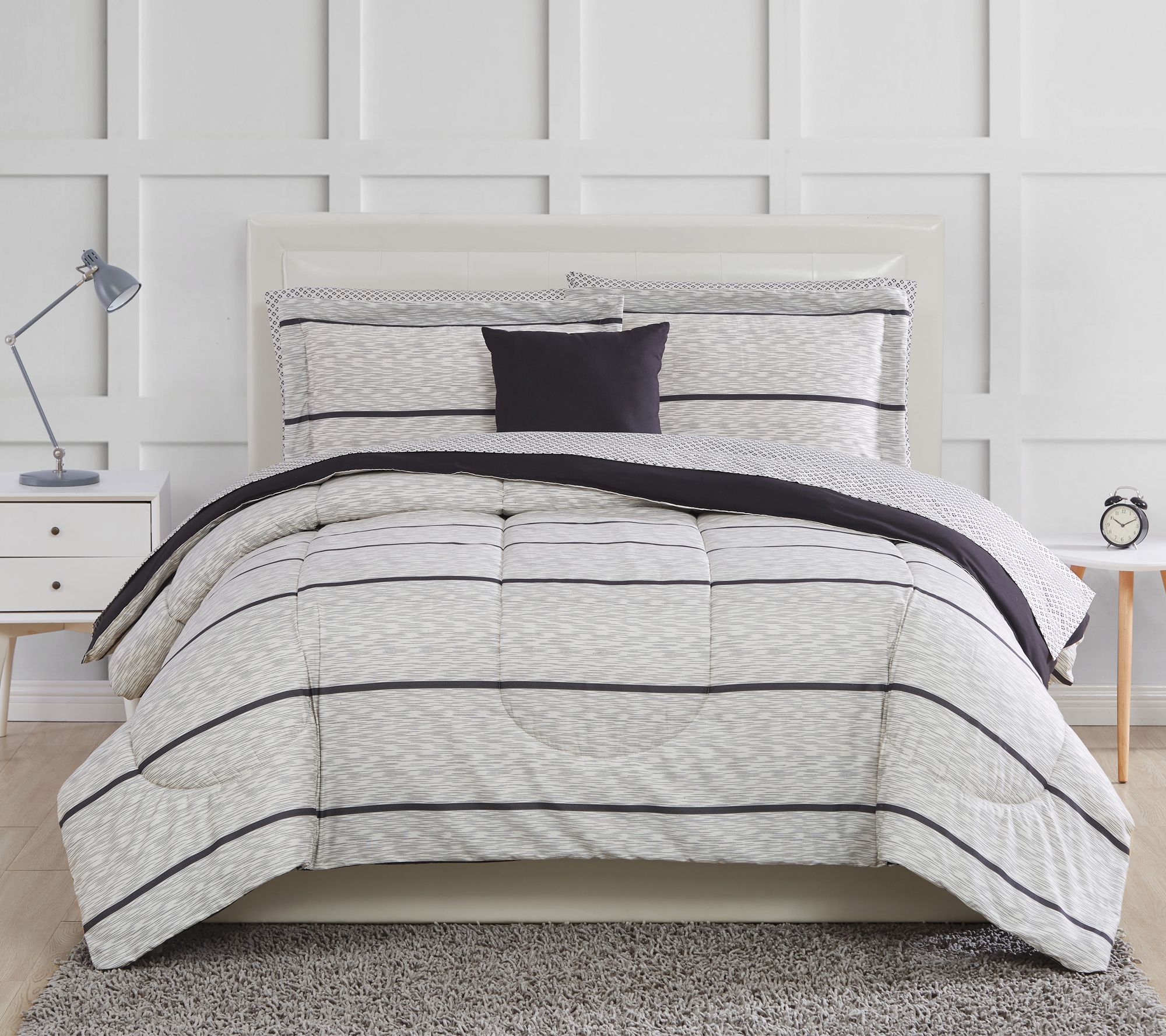 Truly Soft Stanton Twin Xl 9 Piece Complete Bedding Set Qvc