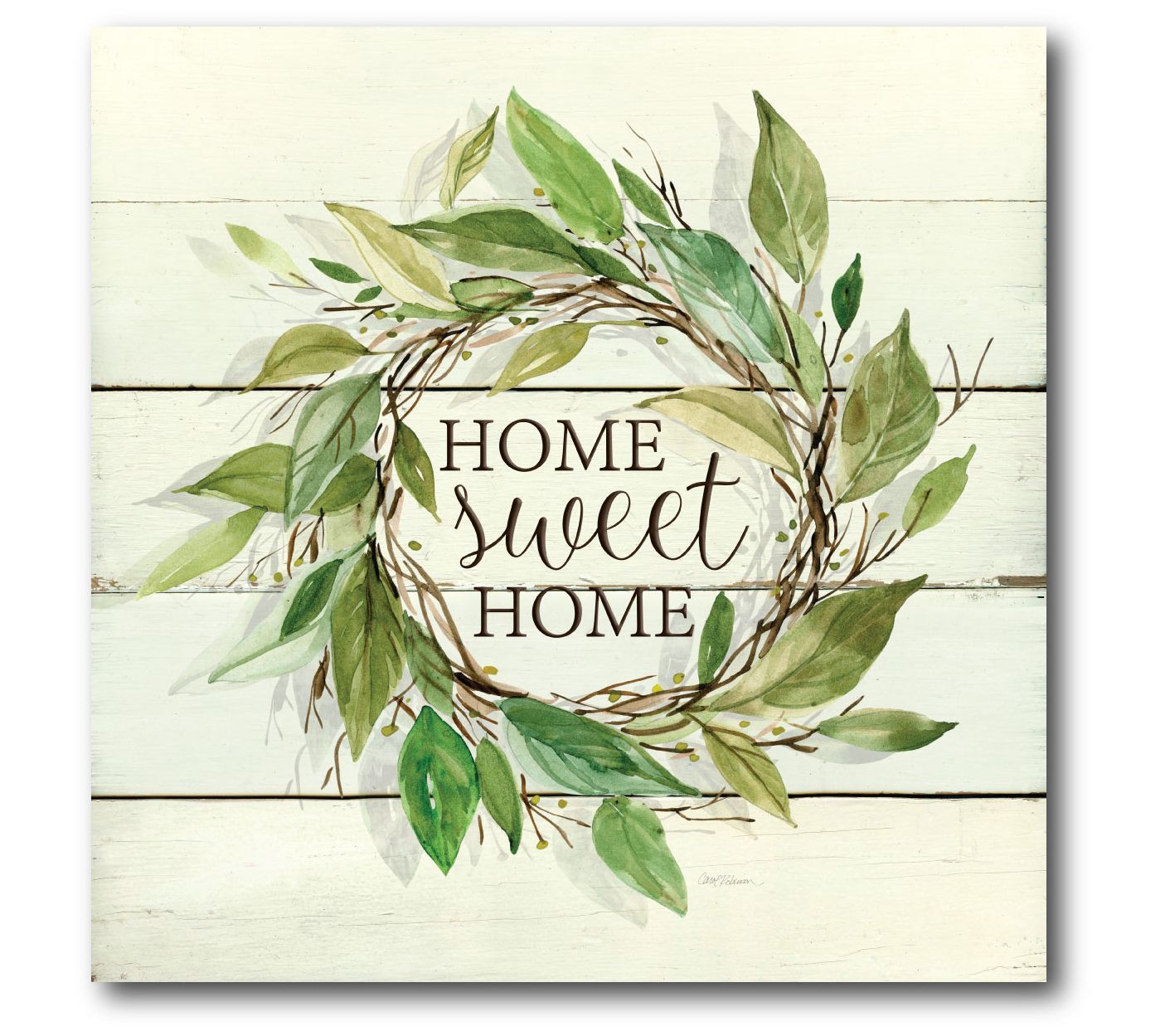 Courtside Market Home Sweet Home 16x16 Canvas W all Art