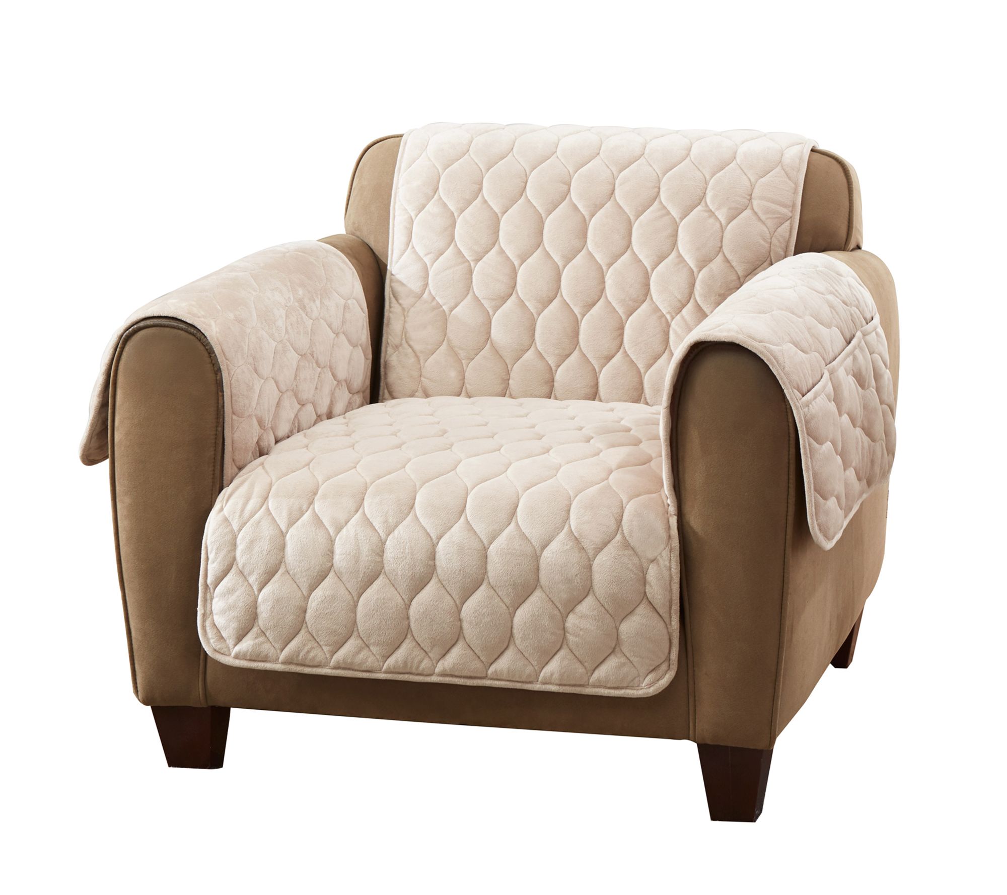 Sure Fit Chair Plush Comfort Waterproof Furniture Cover Page 1