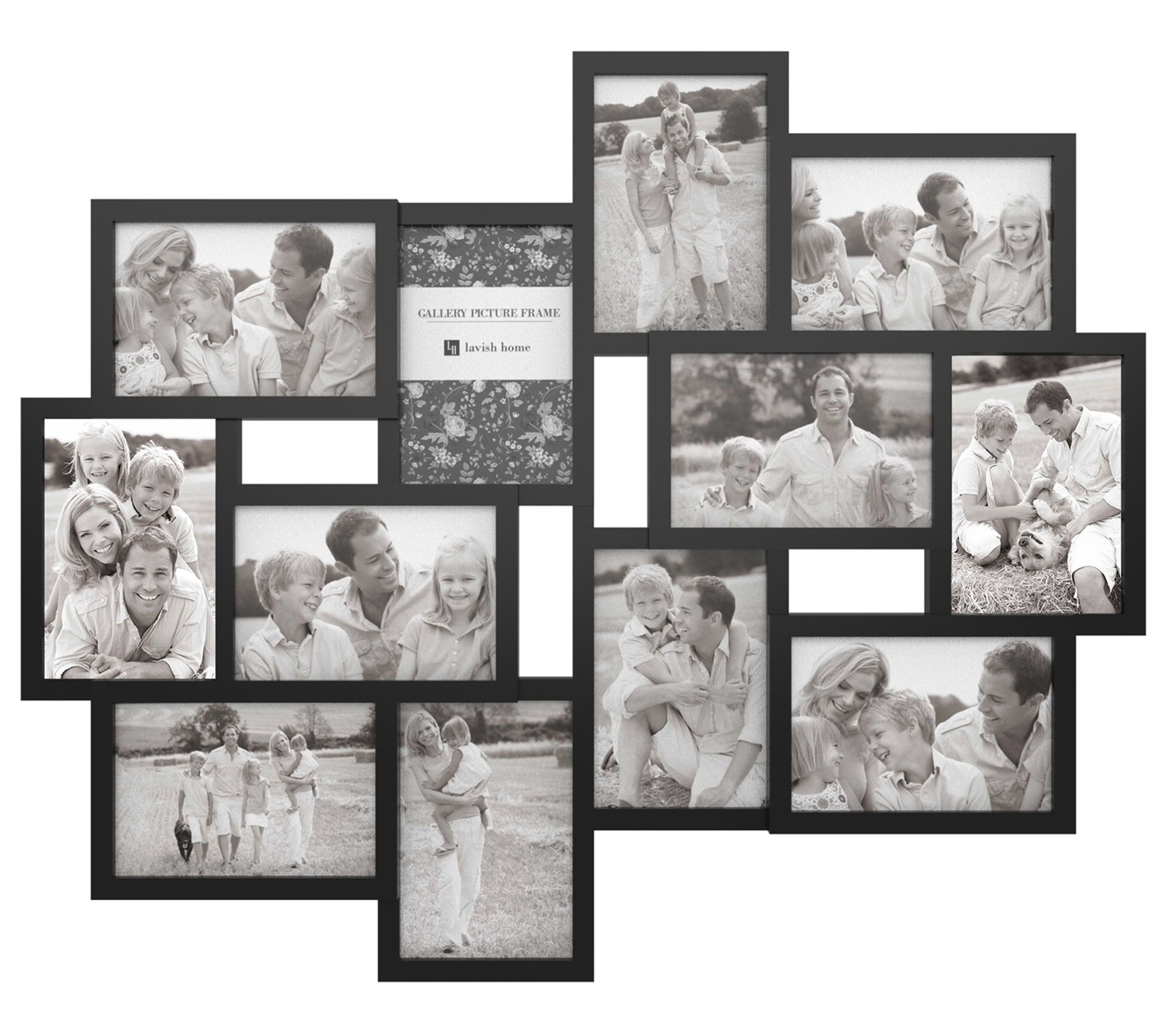 Lavish Home 12Photo Collage Picture Frame