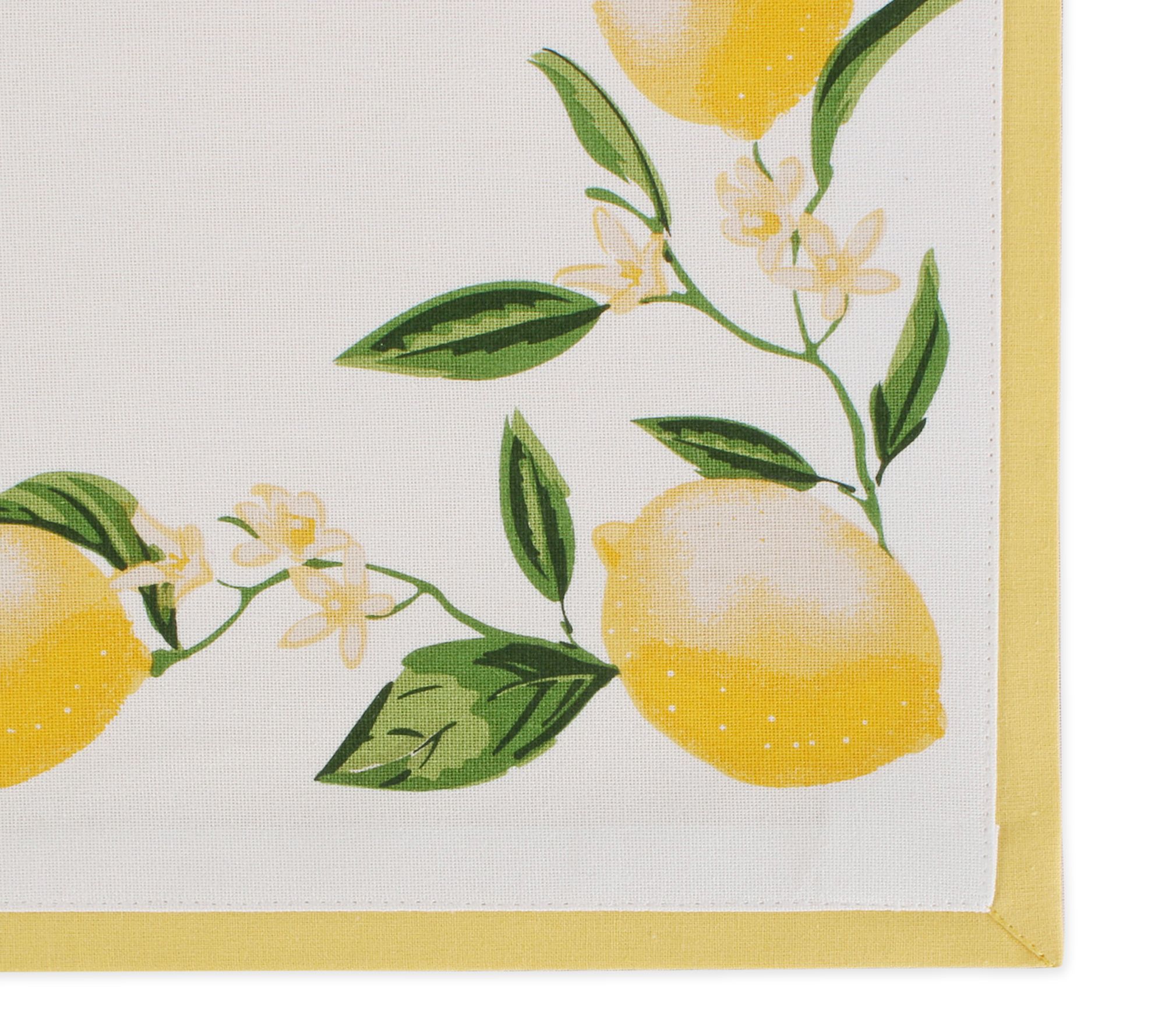 Design Imports Lemon Bliss Placemats Set of 6