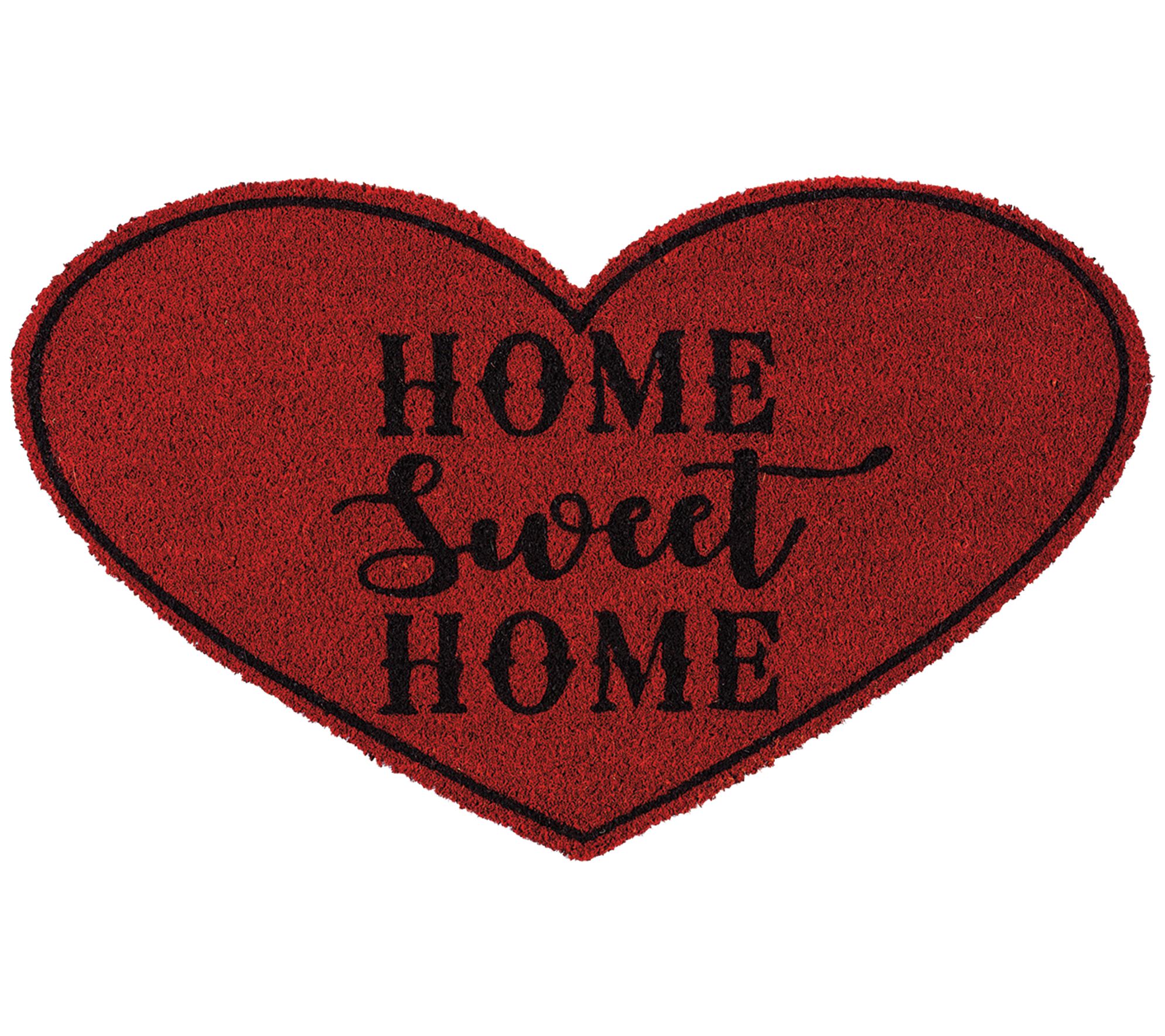 Design Imports Home Sweet Home 17" x 29" Heart oormat