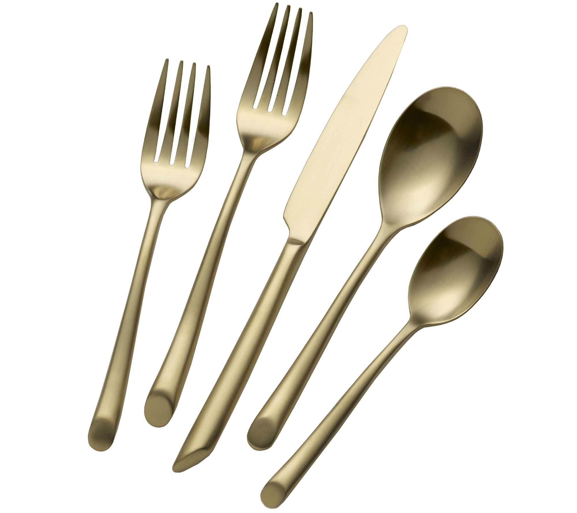 UPC 044228033112 product image for Towle Living Wave Gold Forged 20-Piece Flatware Set | upcitemdb.com