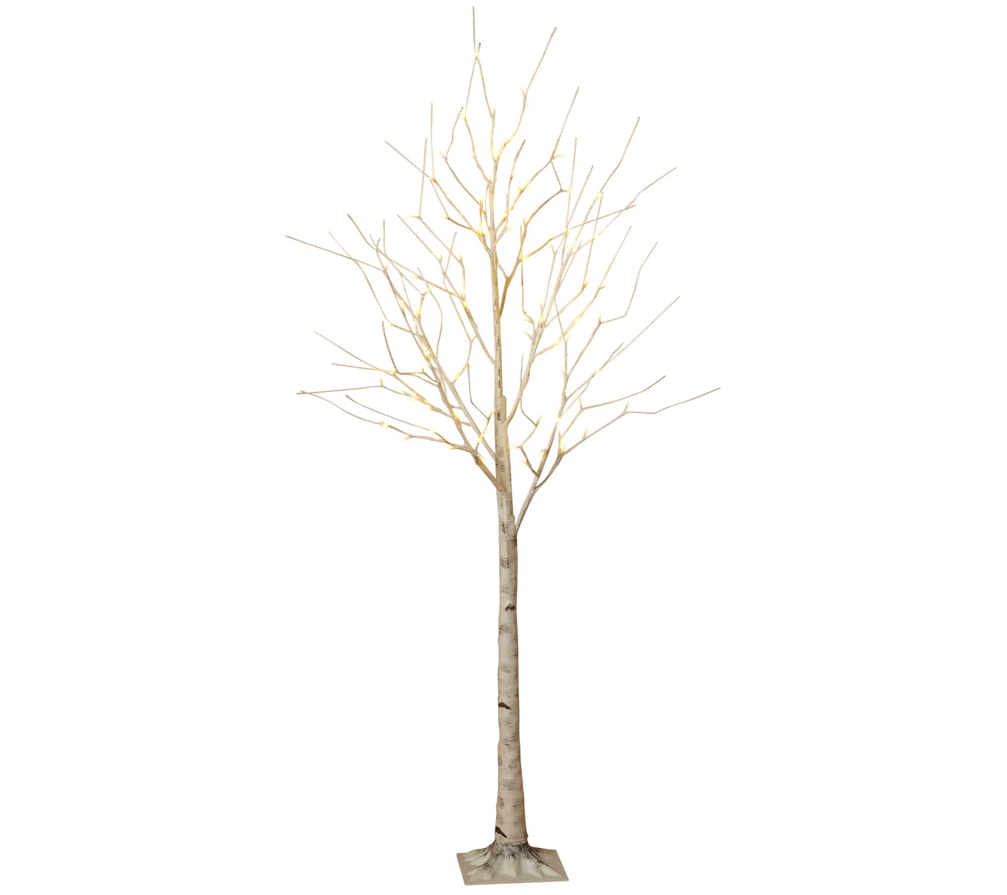 UPC 687293198333 product image for 6-Foot Birch Bark Effect Lighted Tree by Gerson Co. | upcitemdb.com