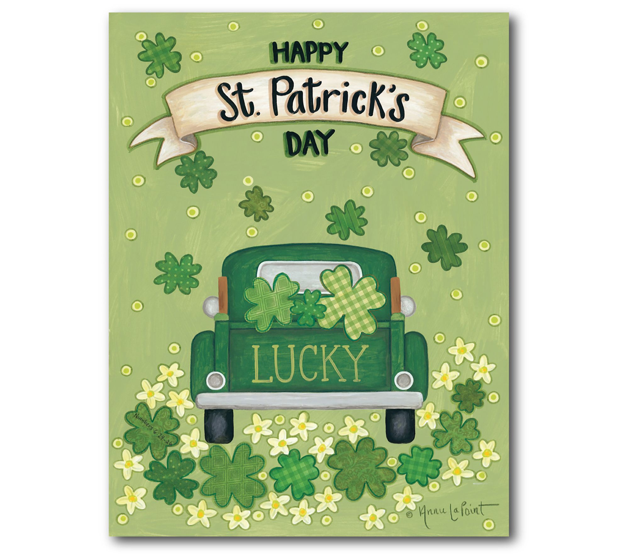 Courtside Market St. Patrick's Day 11x14 Canvas Wall Art