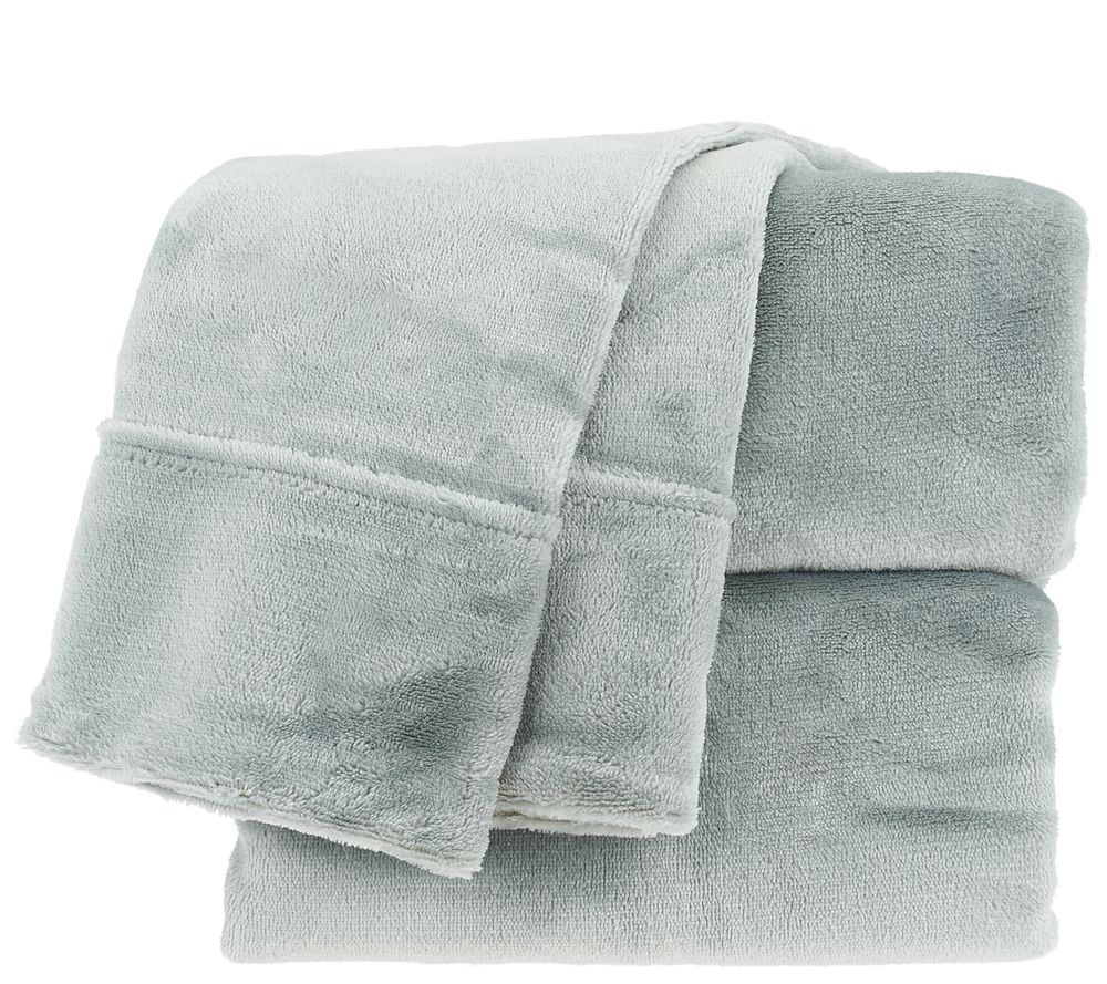 (QVC) Berkshire Blanket Velvet Soft Cozy Sheet Set – TVShoppingQueens