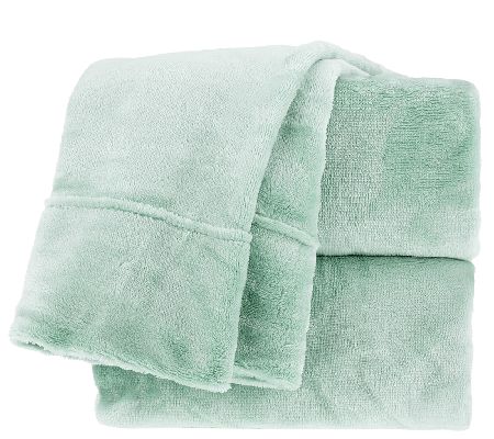 Berkshire Blanket Velvet Soft KG Cozy Sheet Set - H207228 — QVC.com