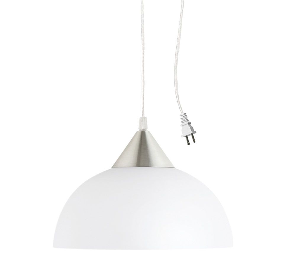 Globe Electric 11" Dimmable Amaris Plug-In Hanging Pendant
