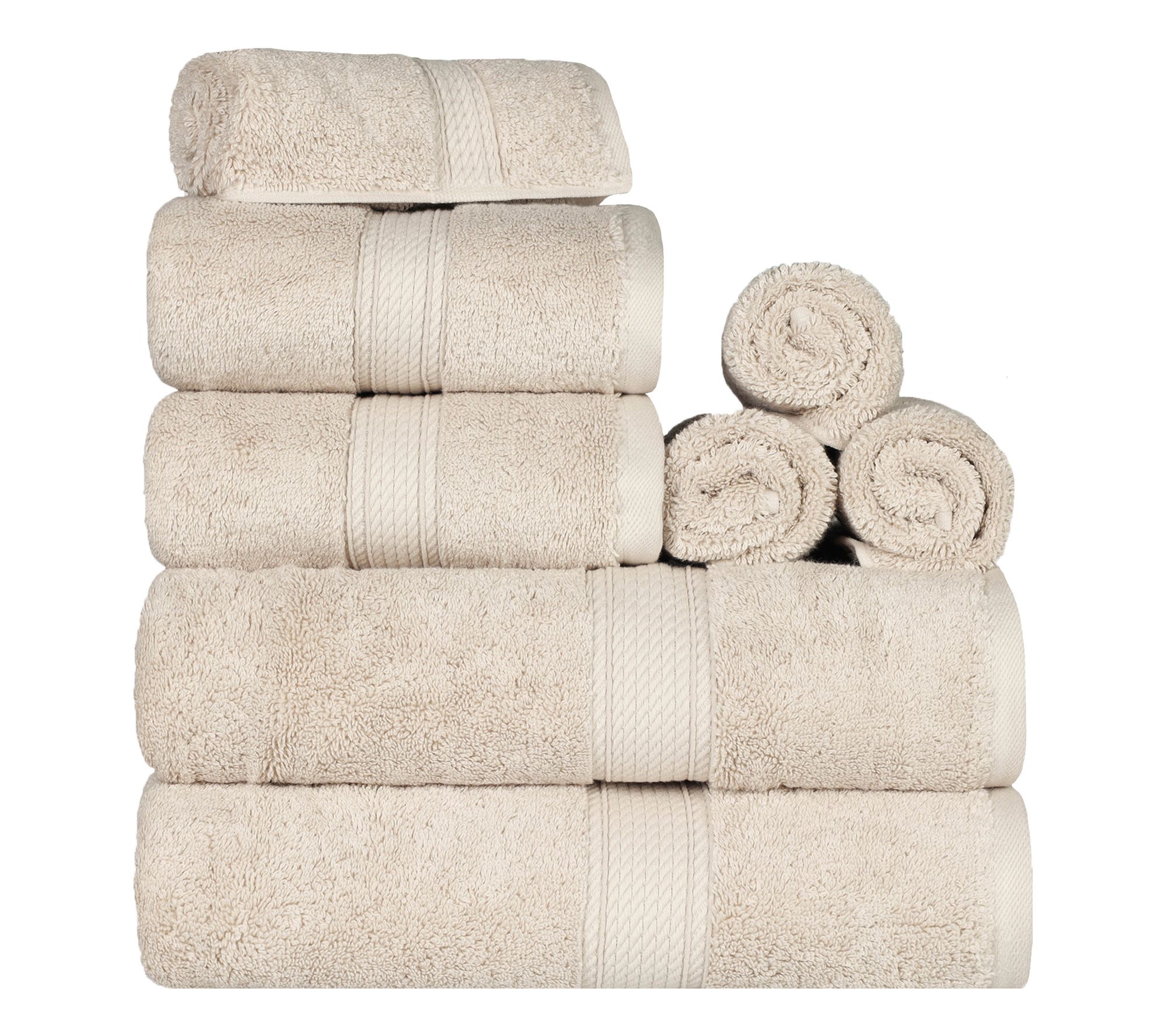 Superior Egyptian Cotton Absorbent 8-Piece Towe Set
