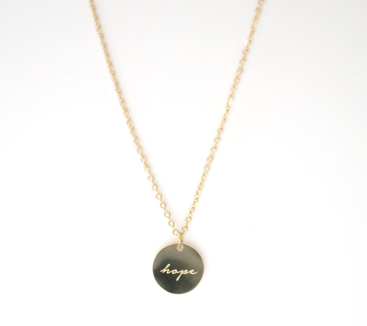 The Vintage Sparrow Hope 17" 14K Gold-Plated Pendant Necklace