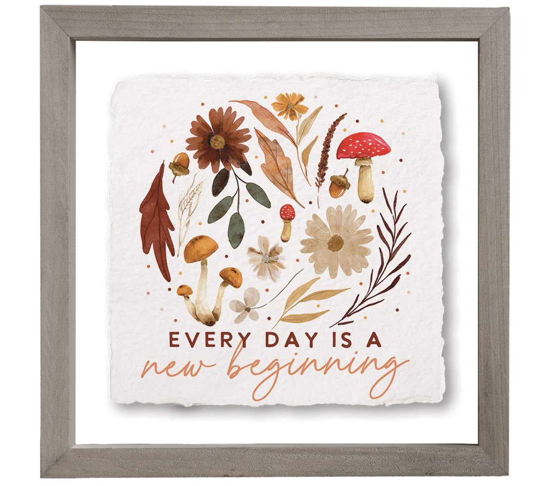 Sincere Surroundings 10New Beginnings FloatingFrame Art