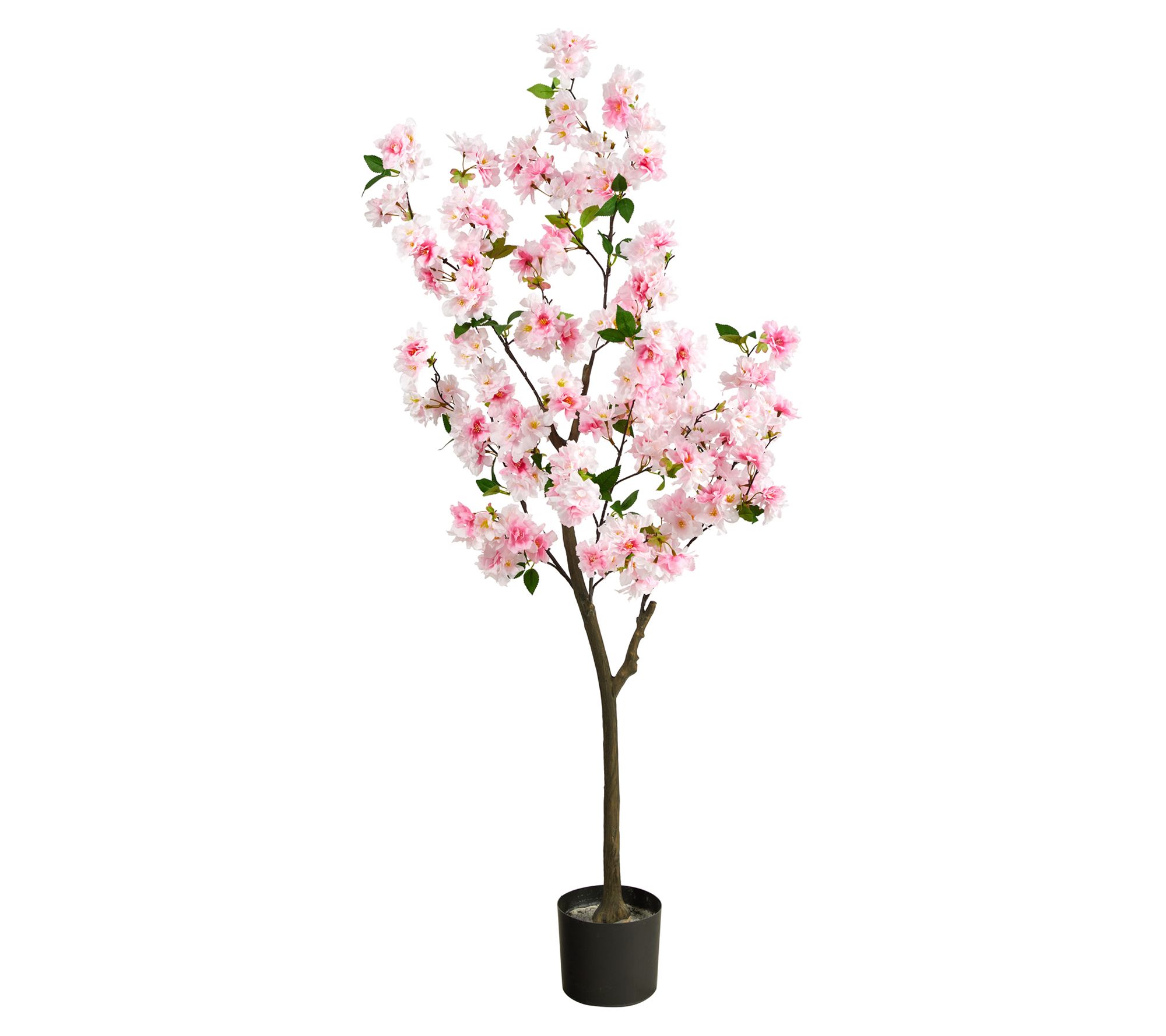 Nearly Natural 5' Cherry Blossom Artificial Tre e Pink