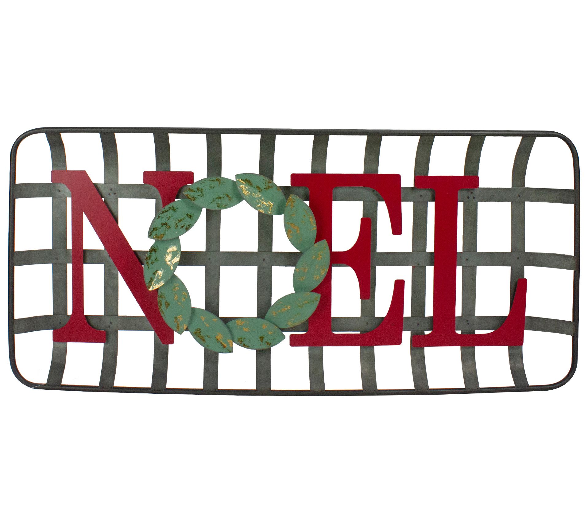 Northlight 30" "Noel" Rustic Tobacco Basket Wal Decor