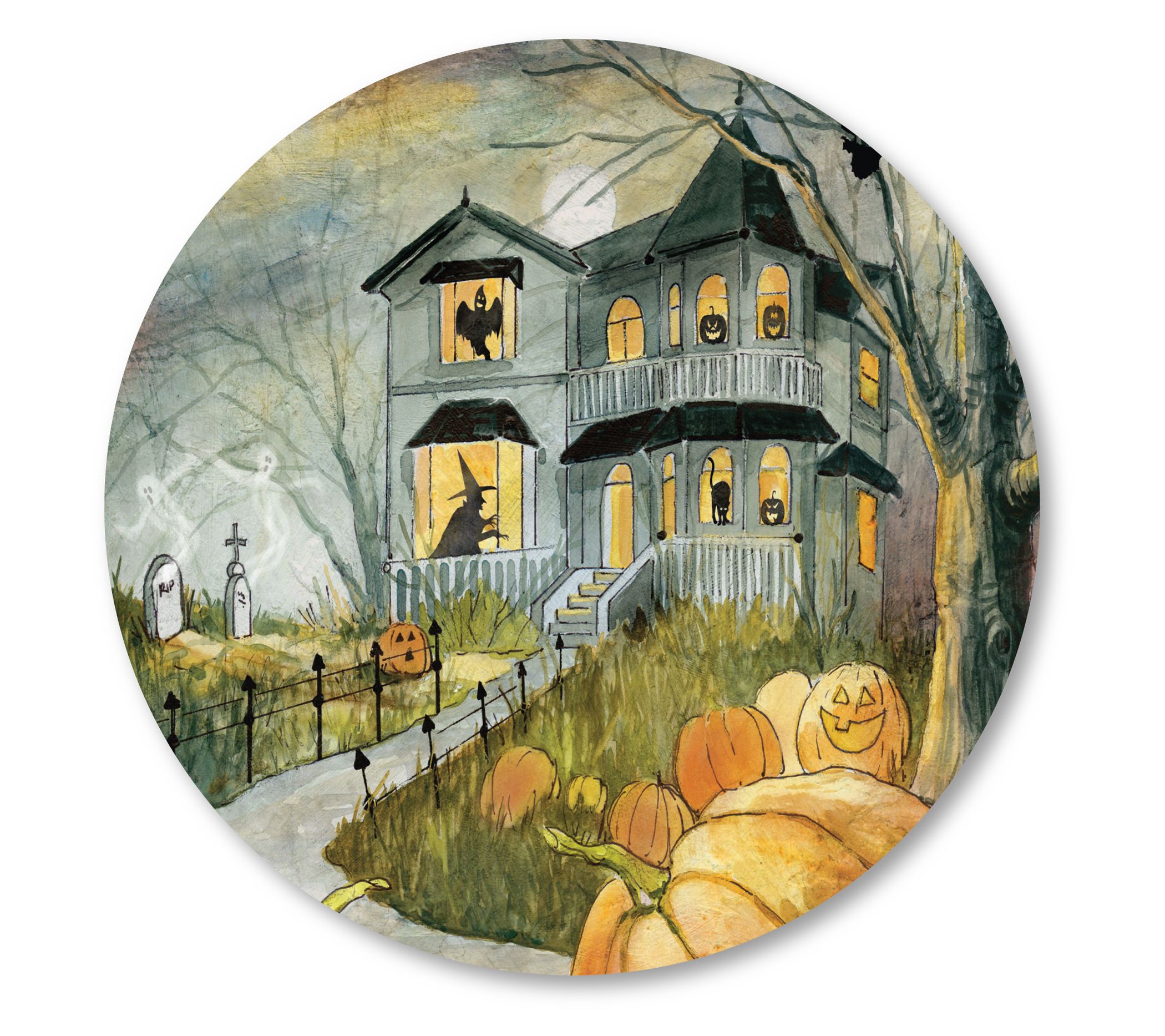 Courtside Market Haunted Patch 12 x 12 Circular Board