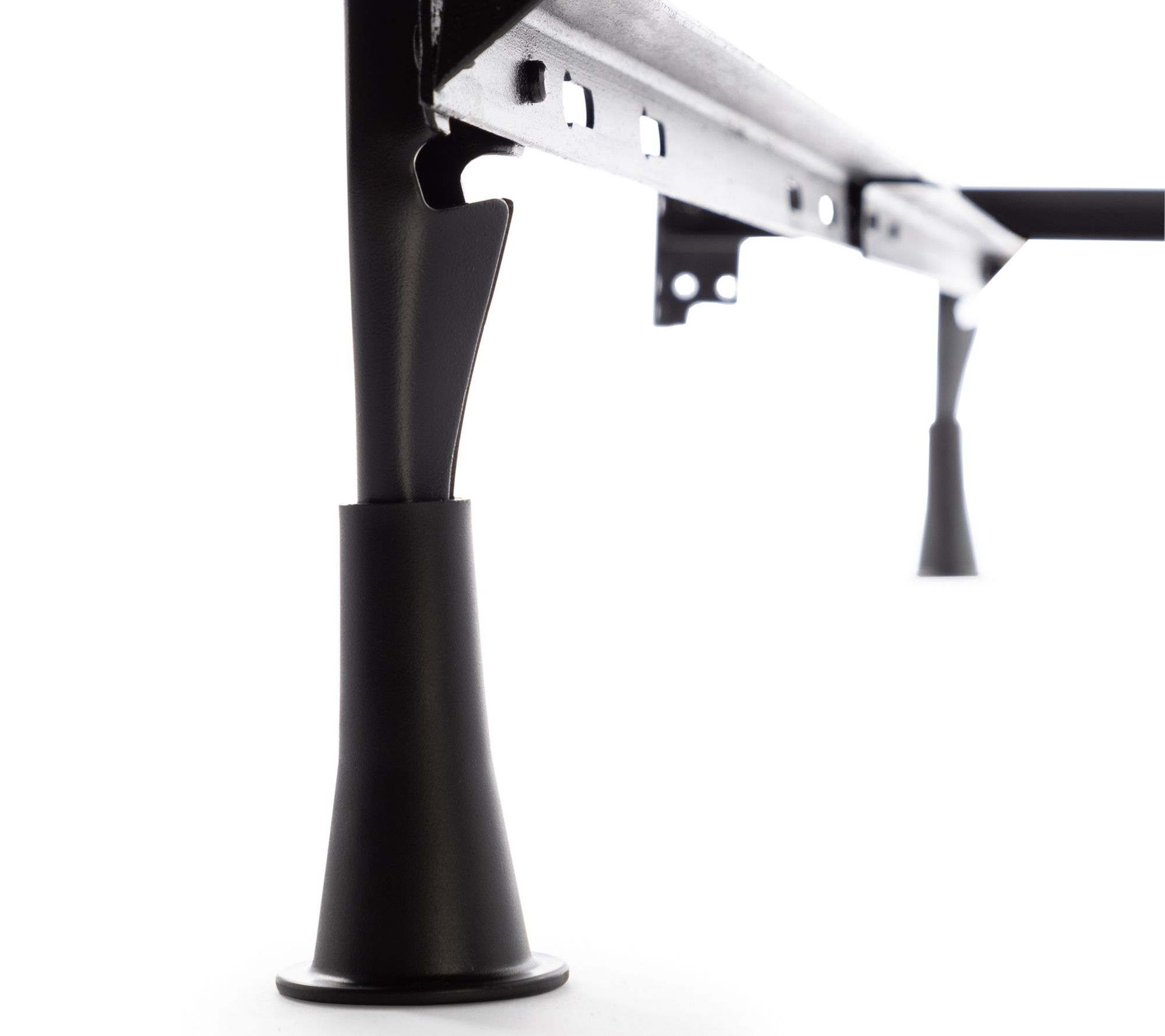 Brookside Adjustable Metal Bed Frame QueenTwinGlides